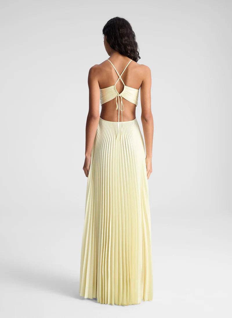 Camila | Robe Longue Plissée